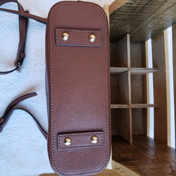 Dooney & Bourke Amber Colored Saffiano Zip Crossbody - Picture 6 of 16